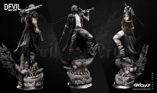 Dante (Devil May Cry) Statue
