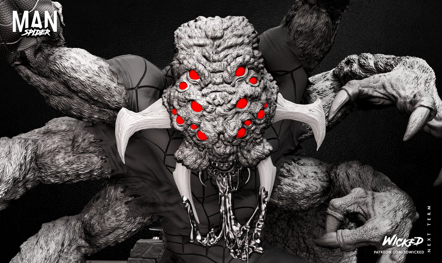Man Spider Statue