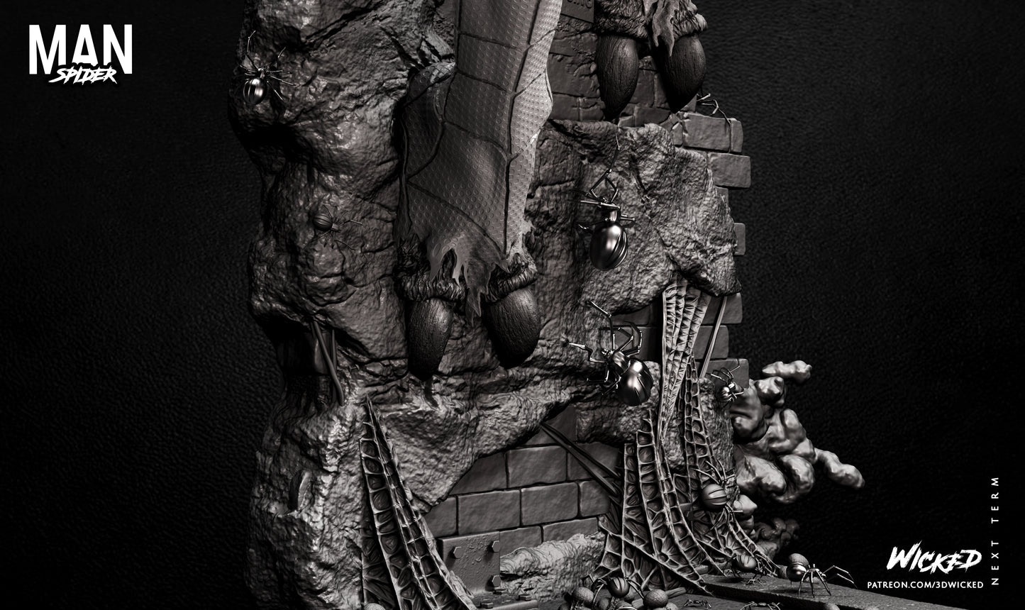 Man Spider Statue