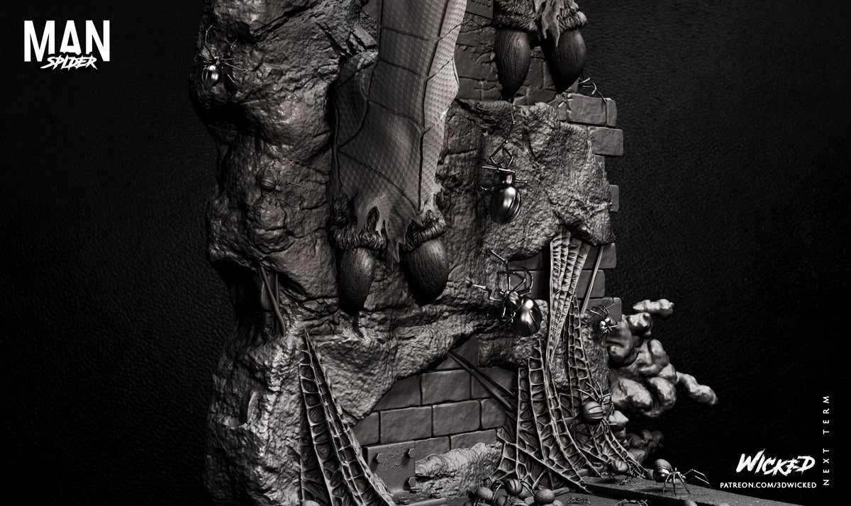 Man Spider Statue