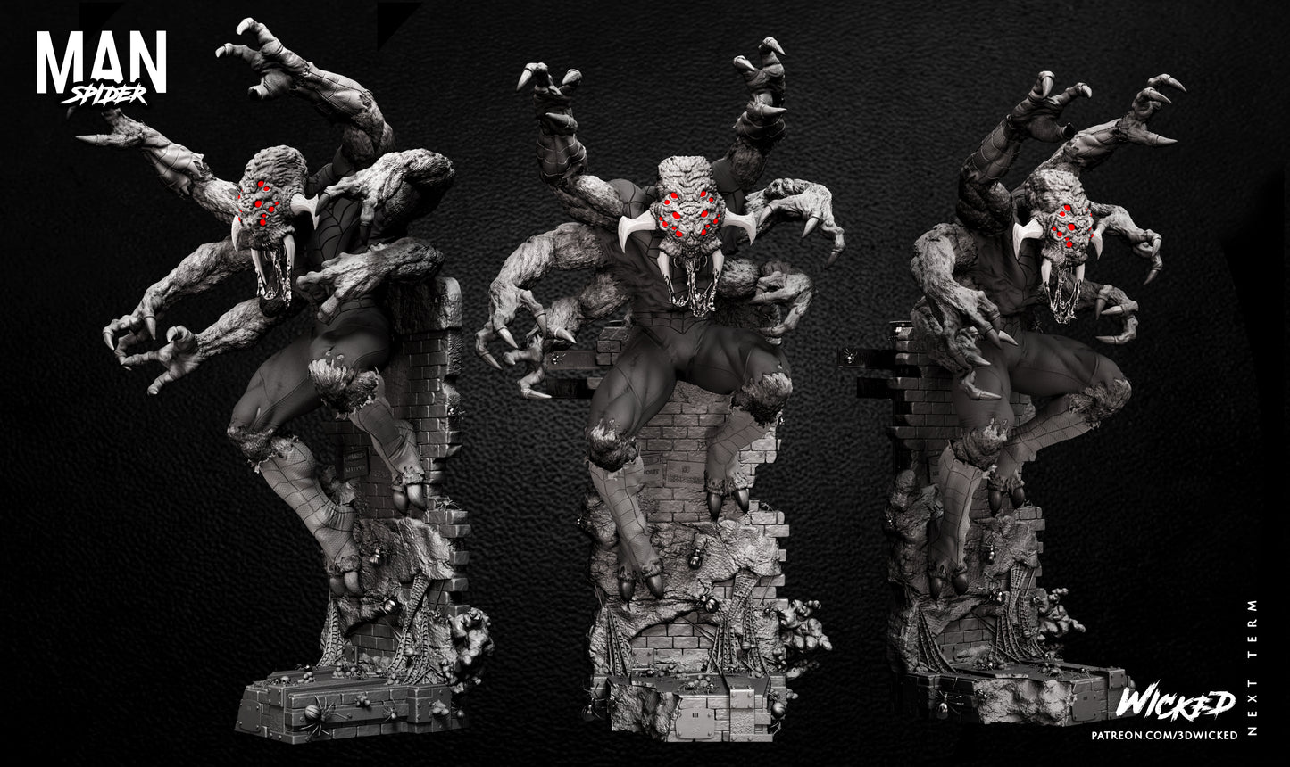 Man Spider Statue