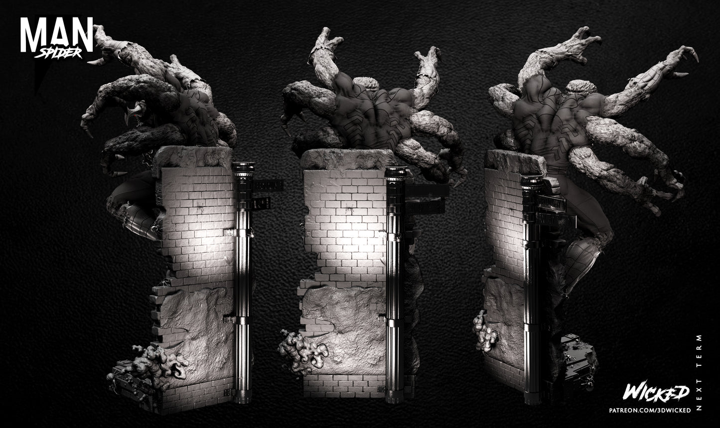 Man Spider Statue