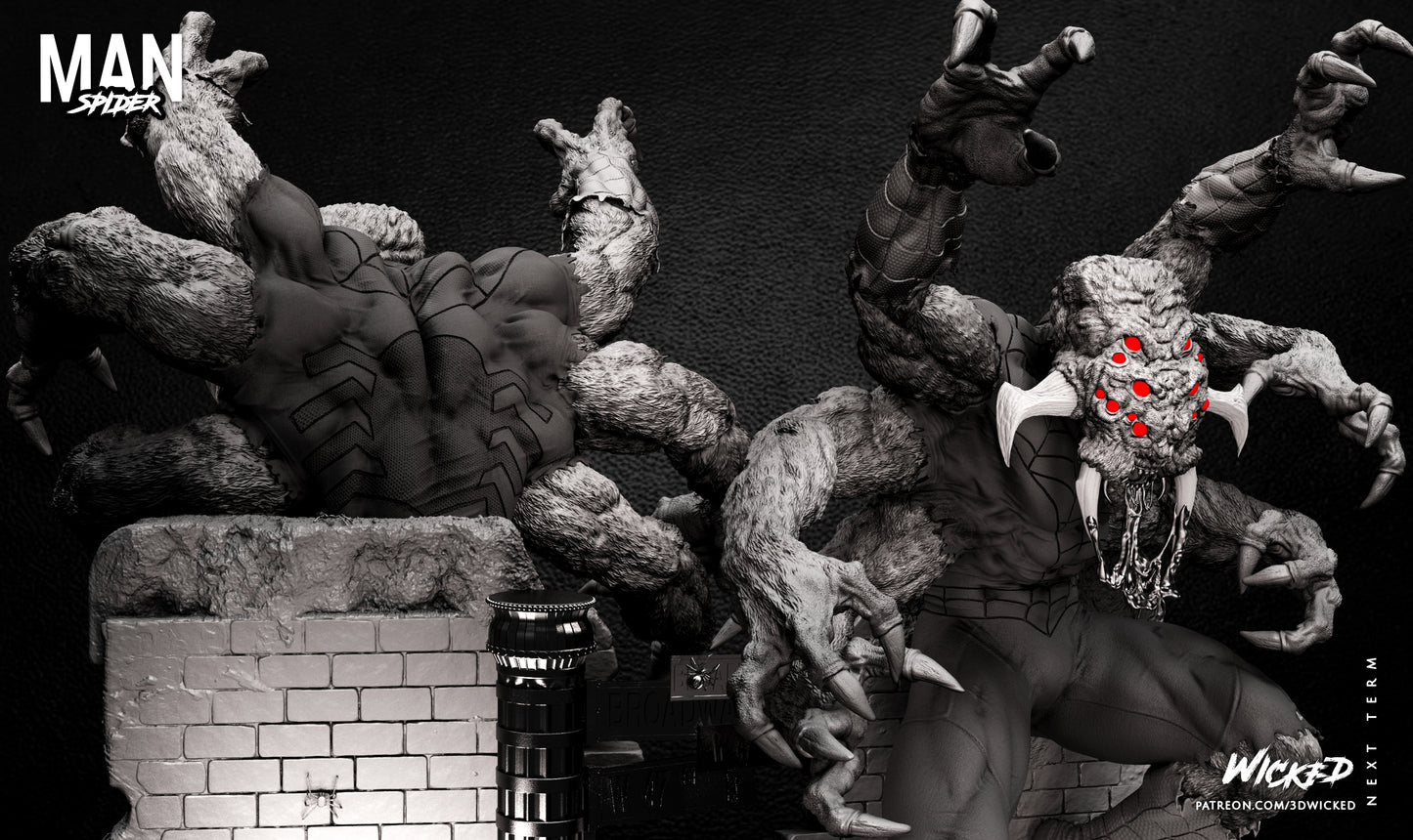 Man Spider Statue