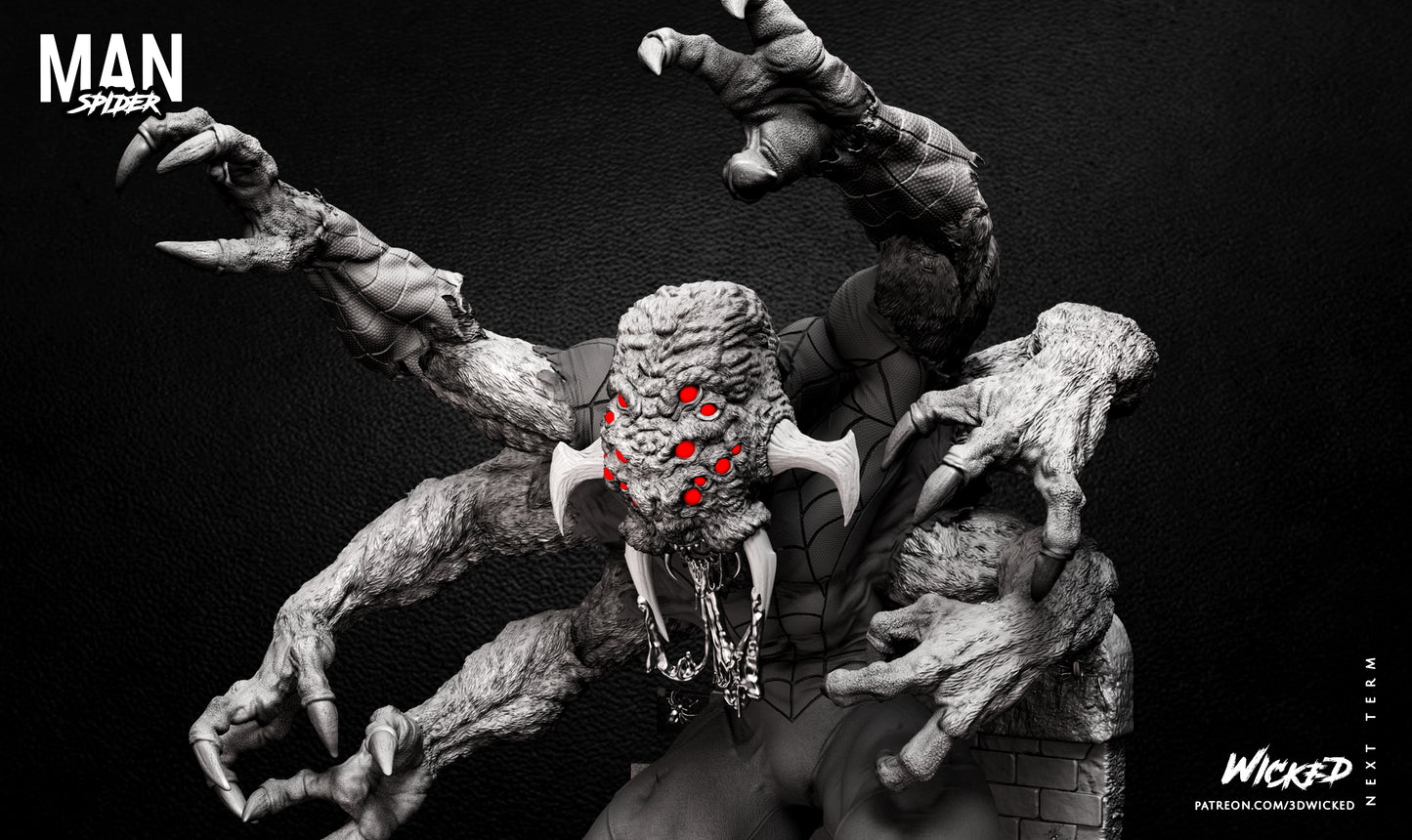 Man Spider Statue