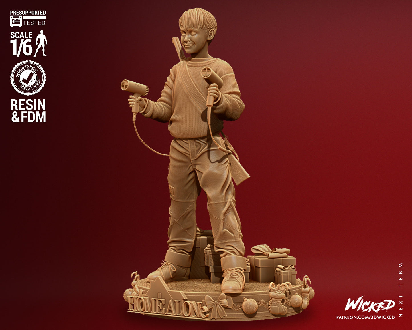 Kevin (Home Alone) Statue