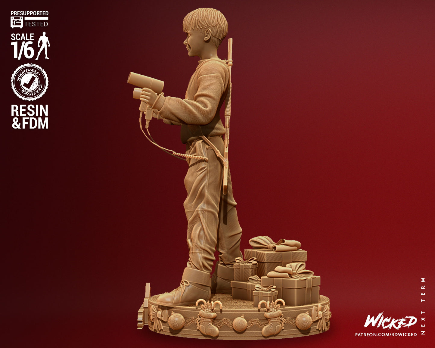 Kevin (Home Alone) Statue