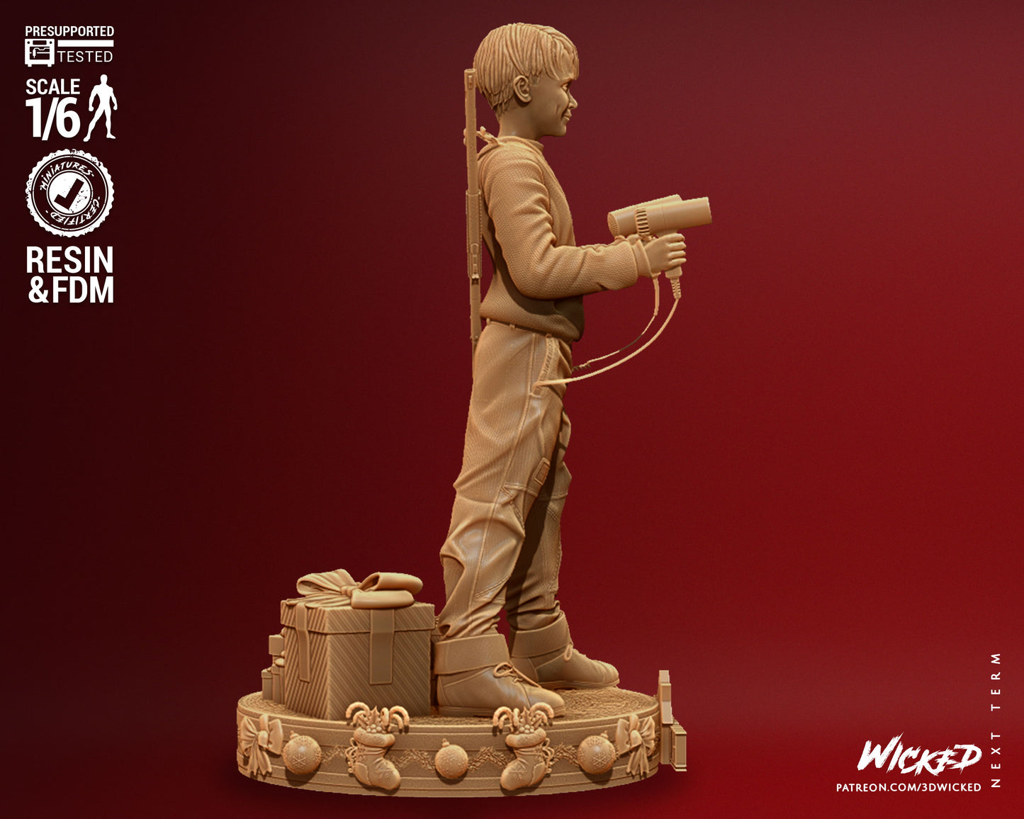 Kevin (Home Alone) Statue