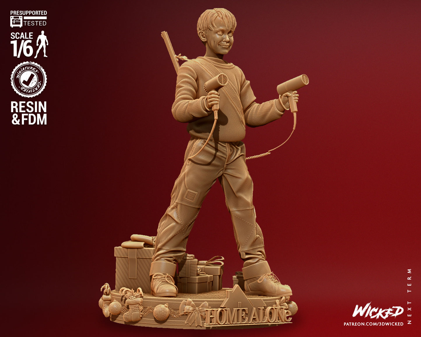 Kevin (Home Alone) Statue