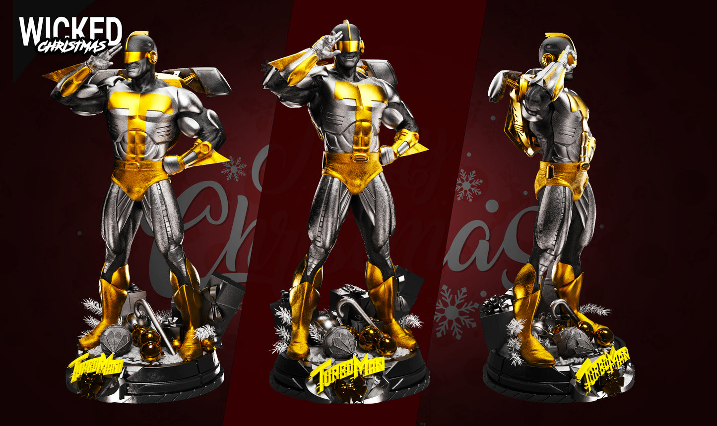 Turboman Statue