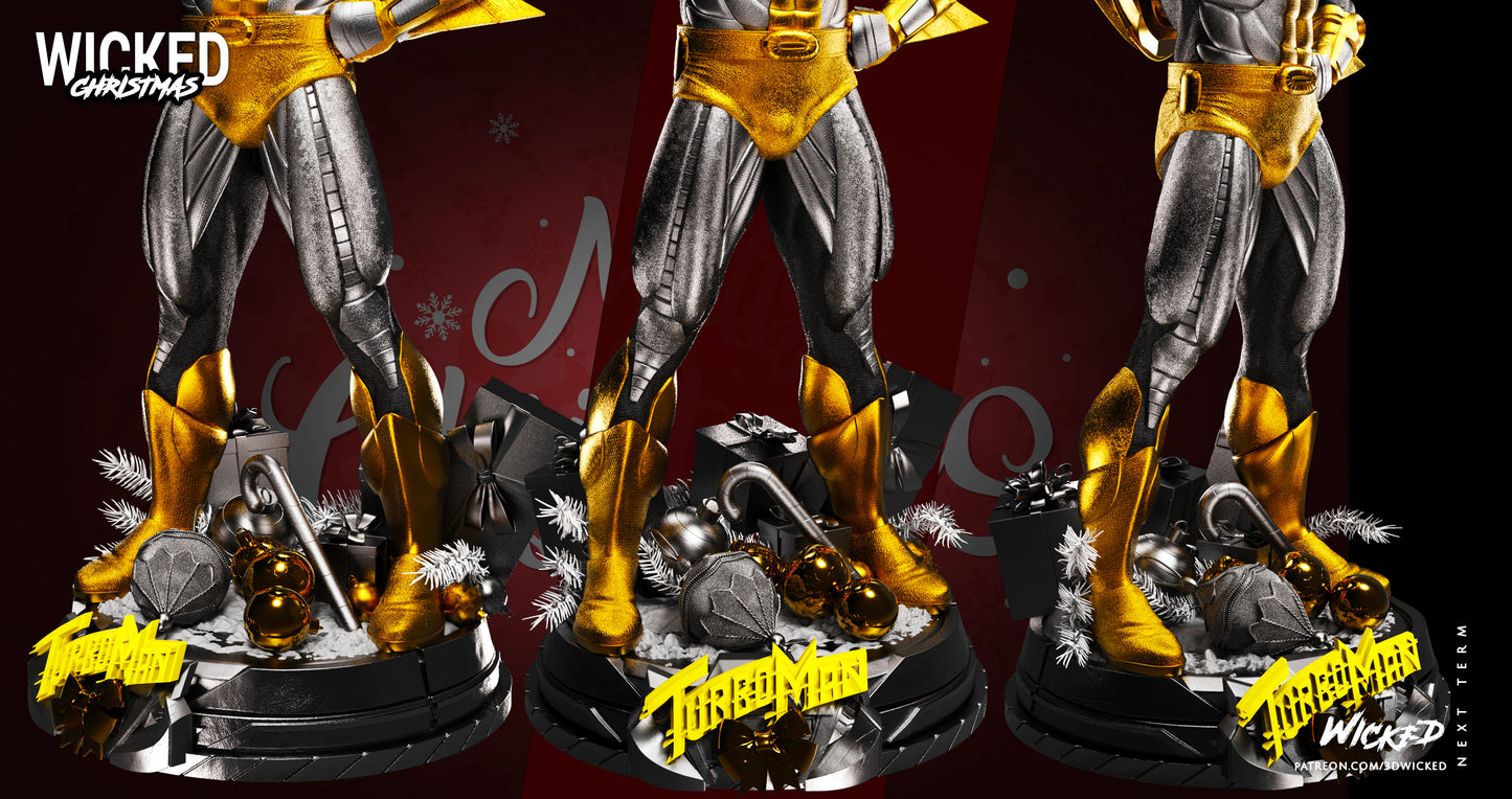 Turboman Statue