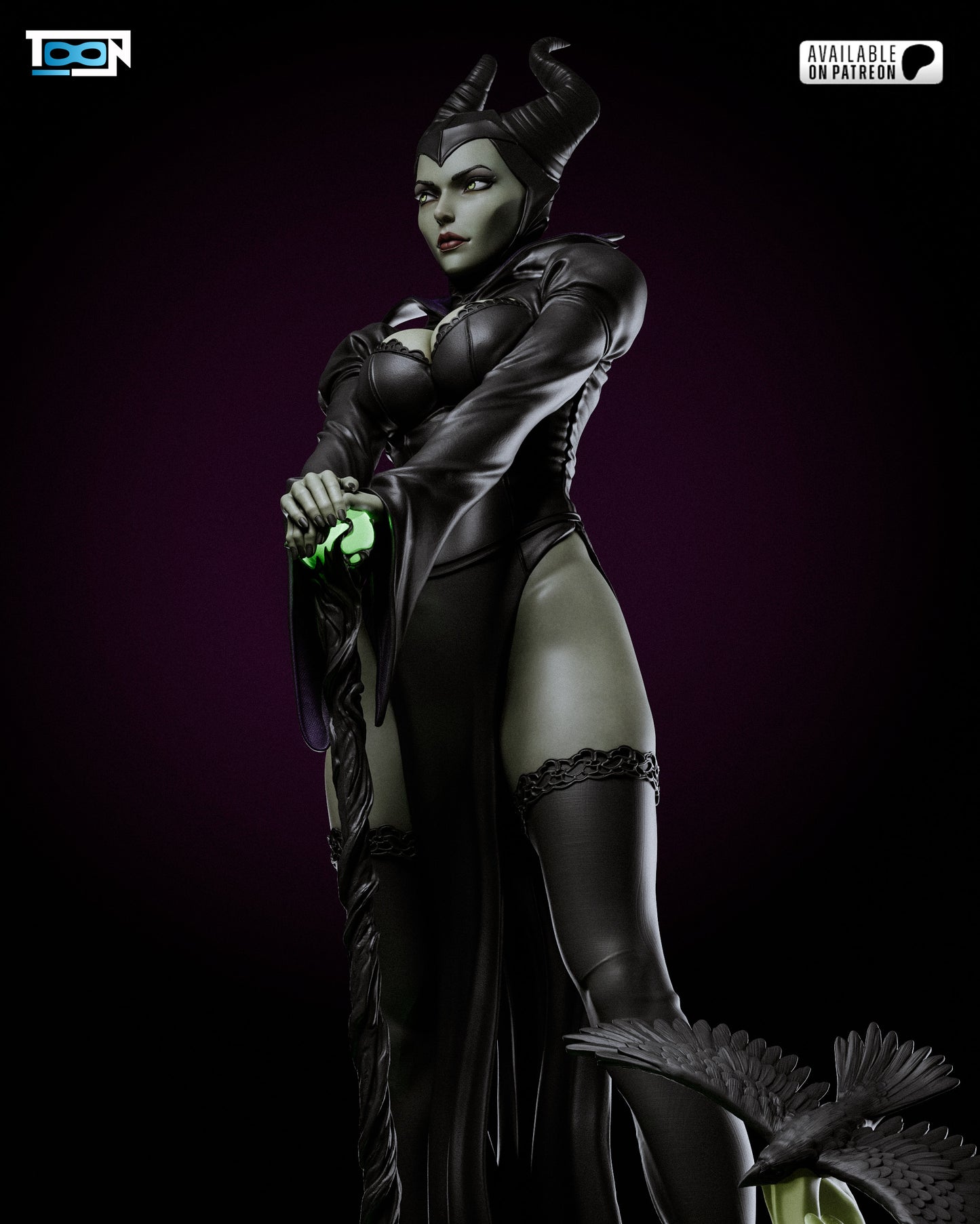 Maleficent Statue
