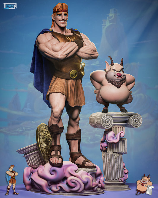 Hercules & Phil Statue