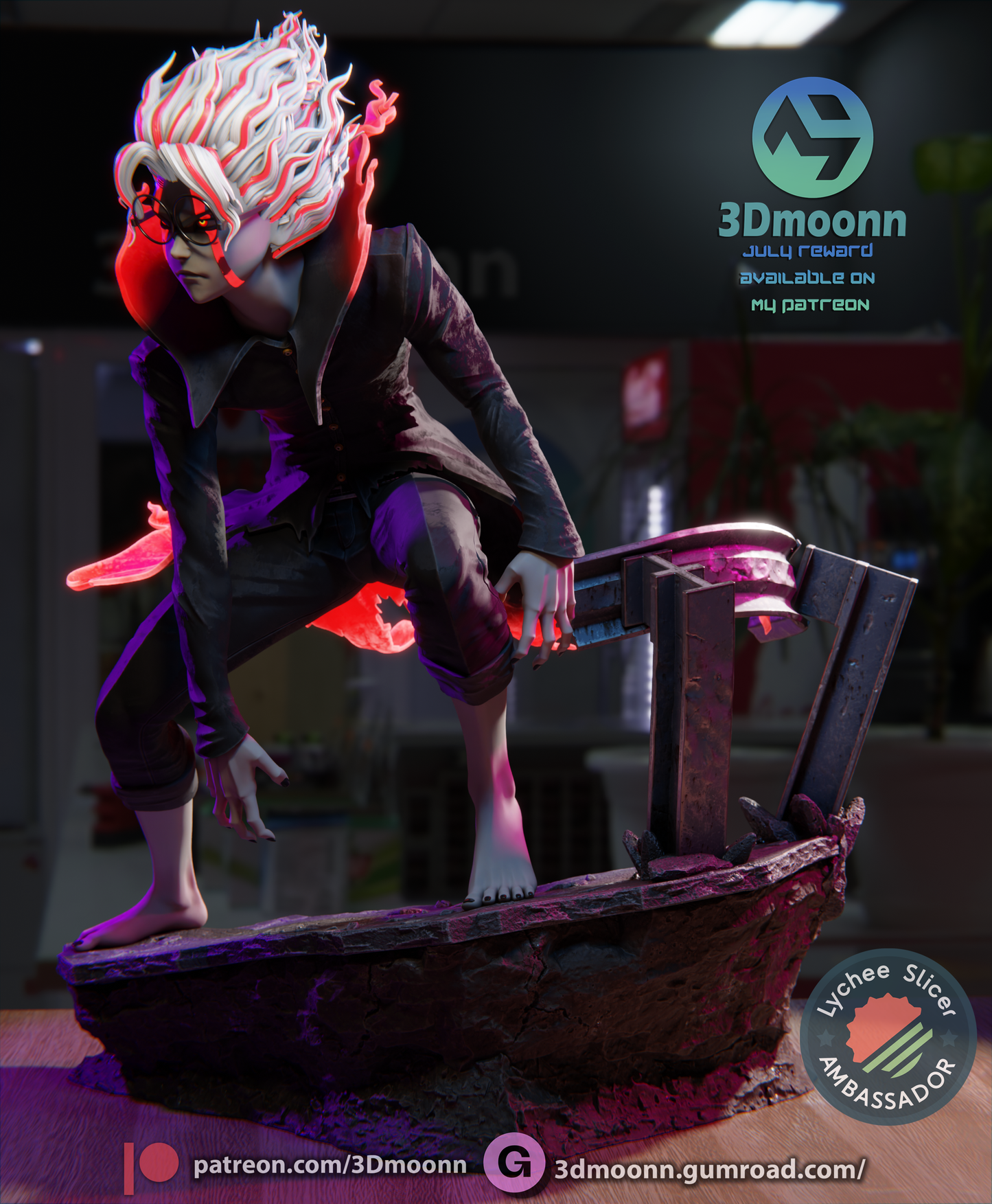 Okarun Statue