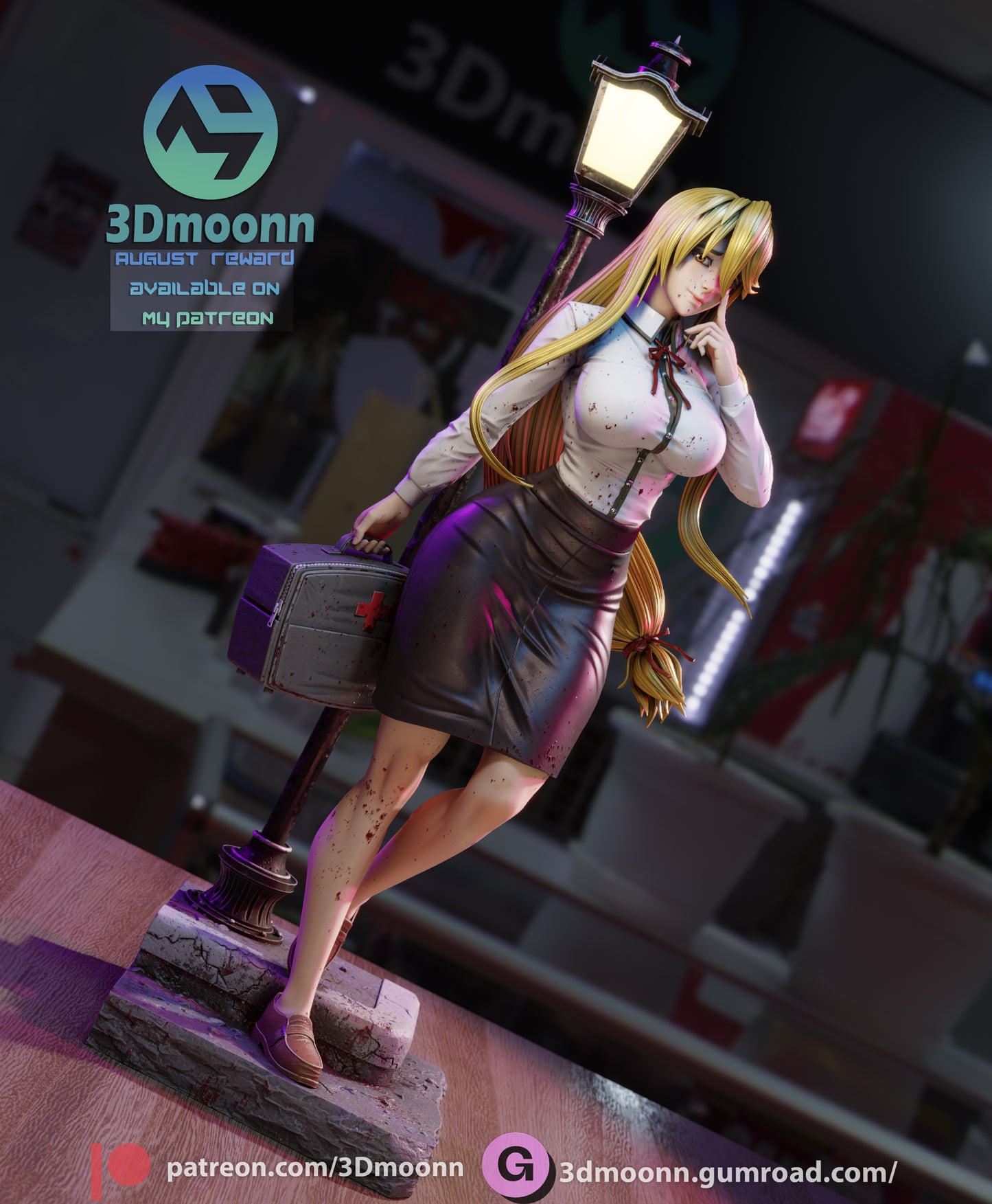 Shizuka Marikawa Statue