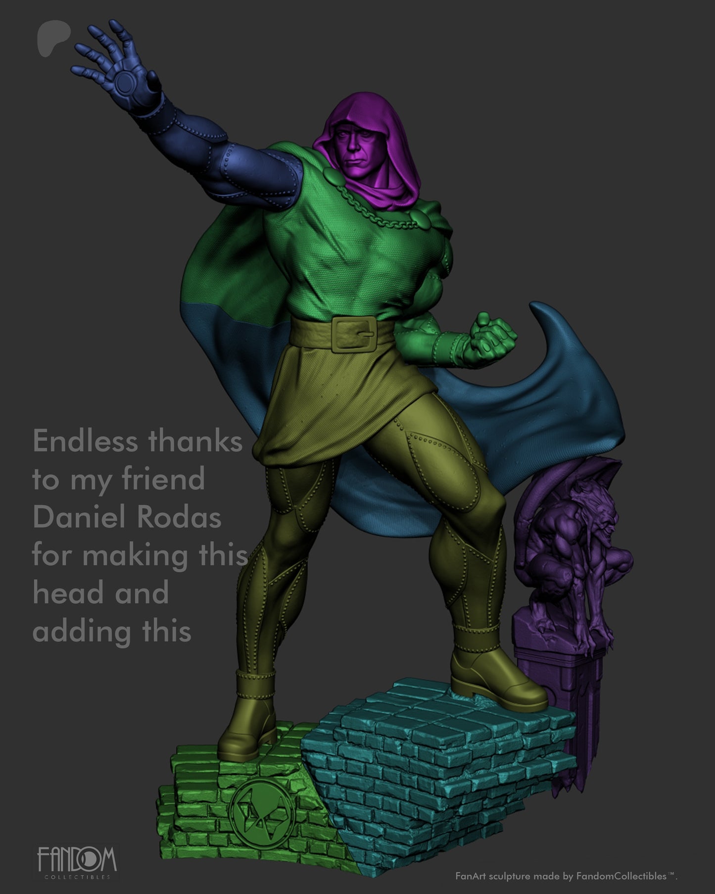 Dr. Doom Statue