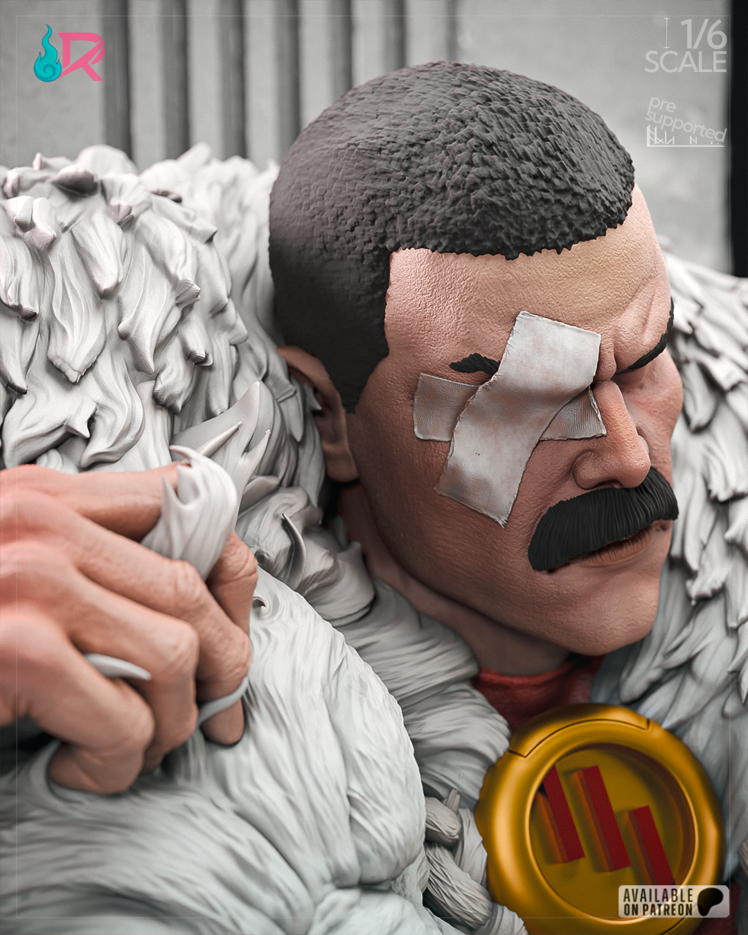 Thragg Statue 3D-Printed Kit