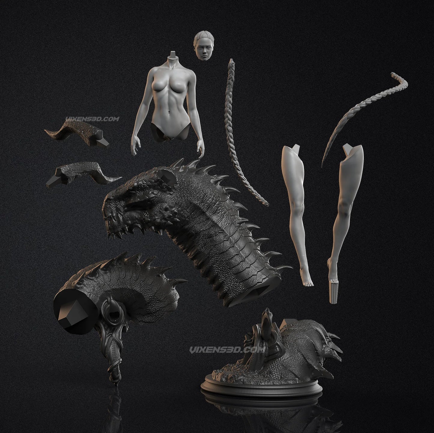 Grendel's Mother (Beowulf) Statue