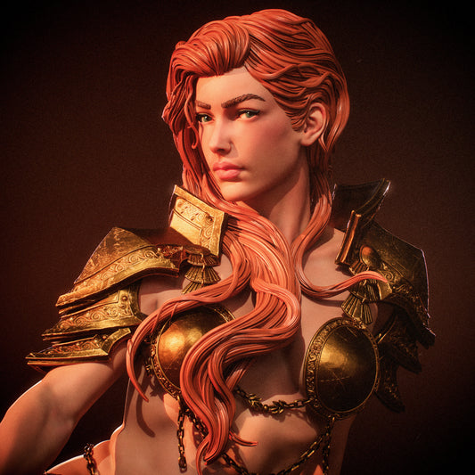 The Ember Queen Statue 3D-Printed Kit