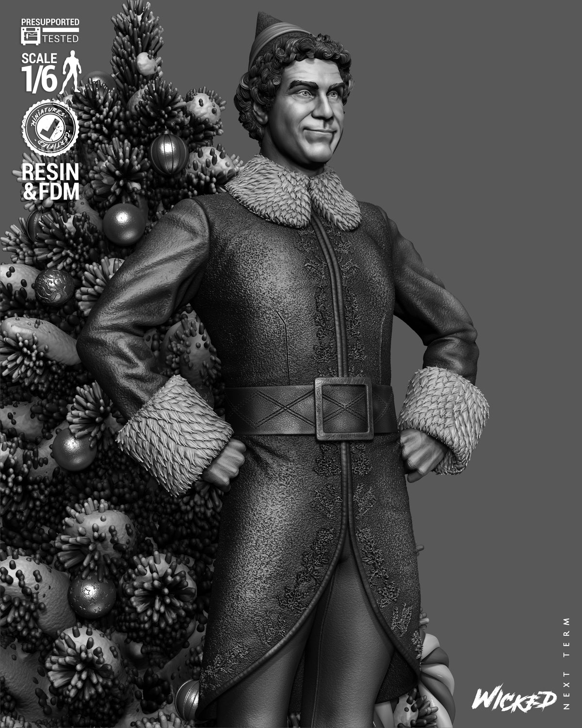 Elf Statue 3D-Printed Kit