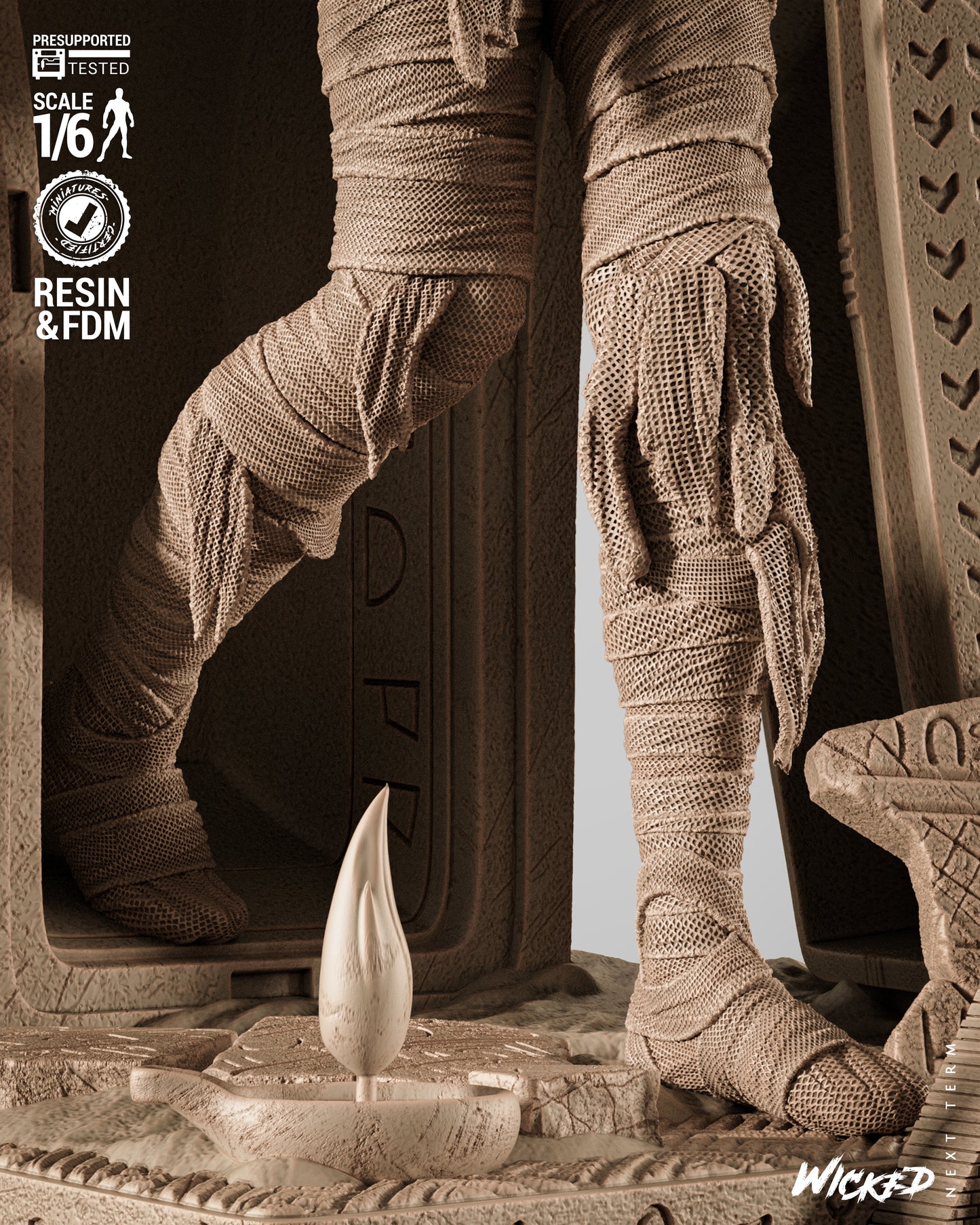 The Mummy Statue