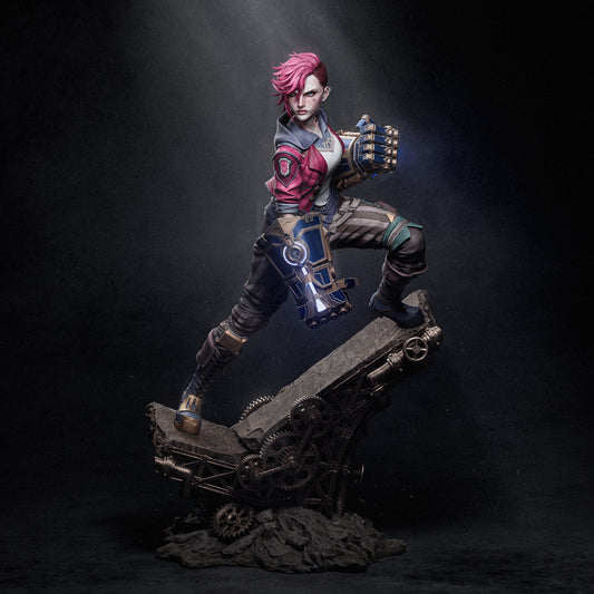 Vi - League Of Legends Statue