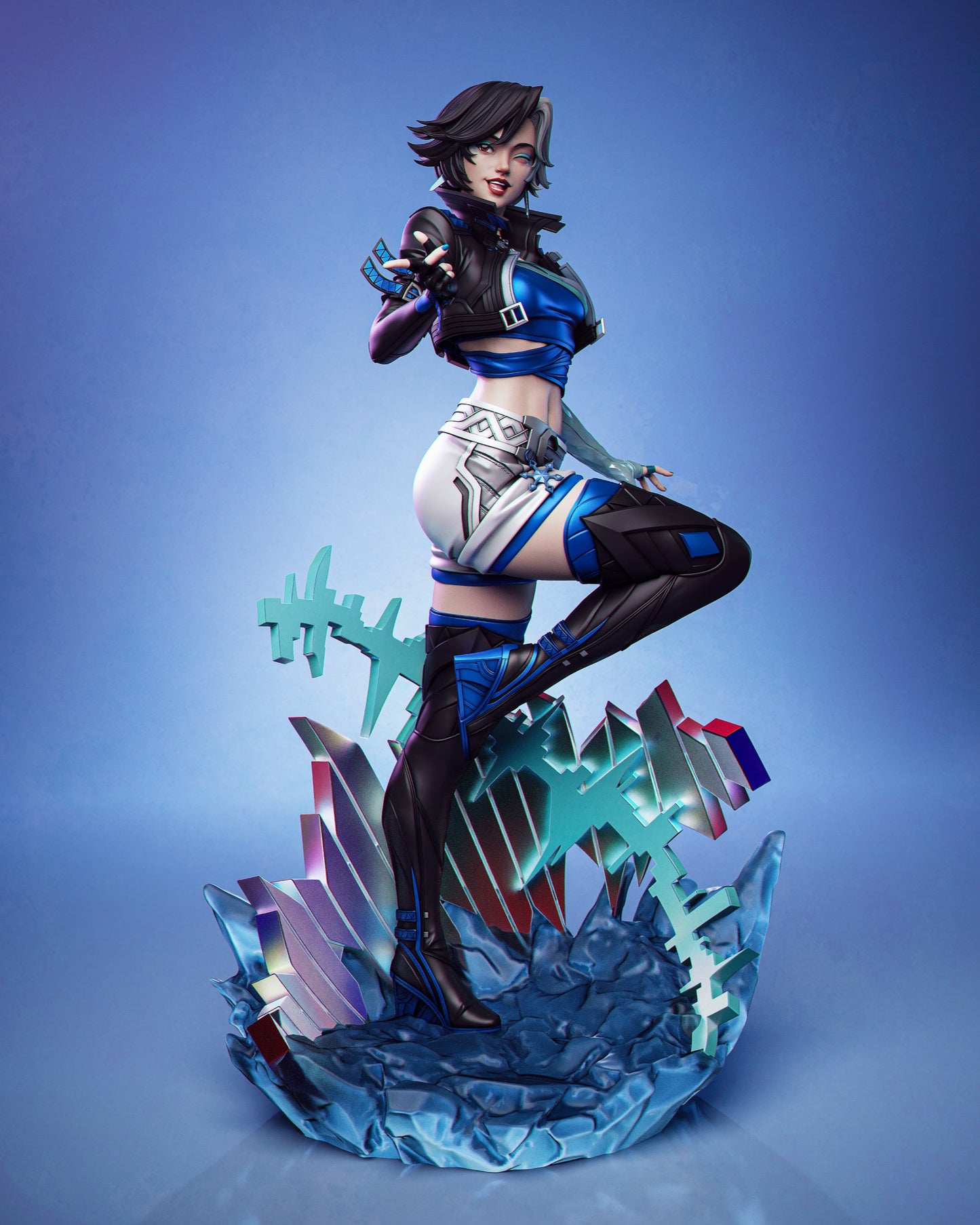 Luna Snow Statue