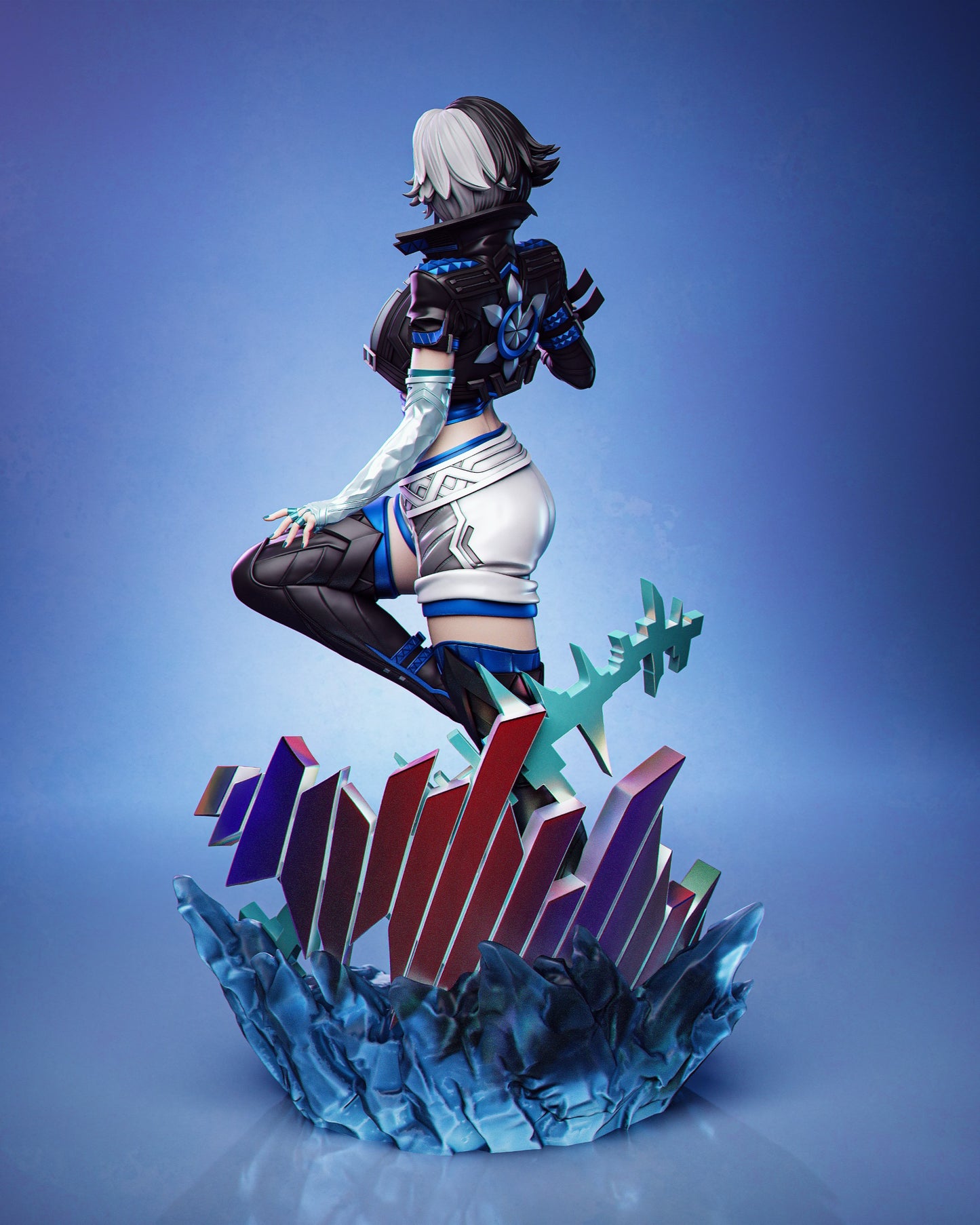 Luna Snow Statue