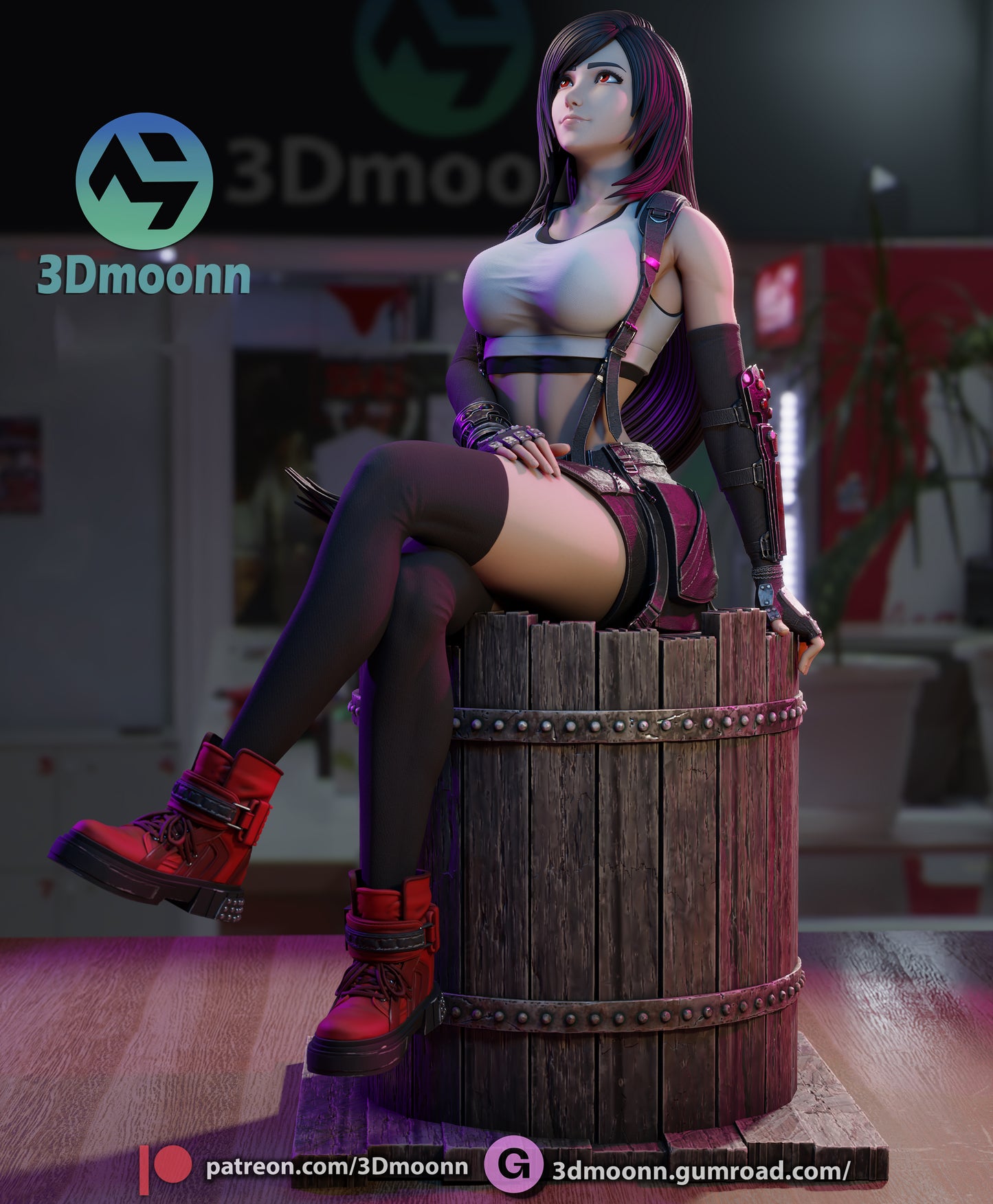 Tifa Statue
