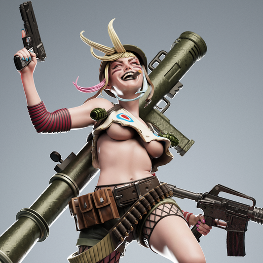 Tank Girl Statue