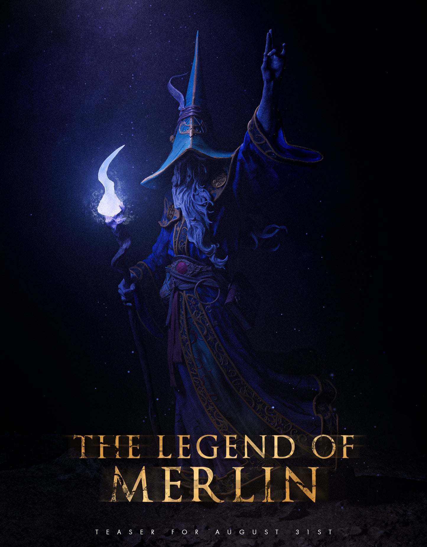 Merlin Statue