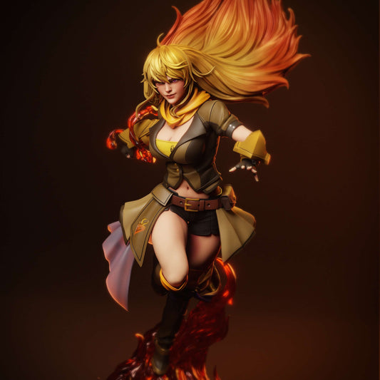 Yang Xiao Long Statue 3D-Printed Kit