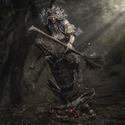 Baba Yaga Statue