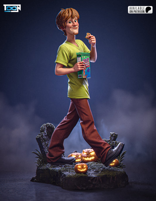 Shaggy Statue