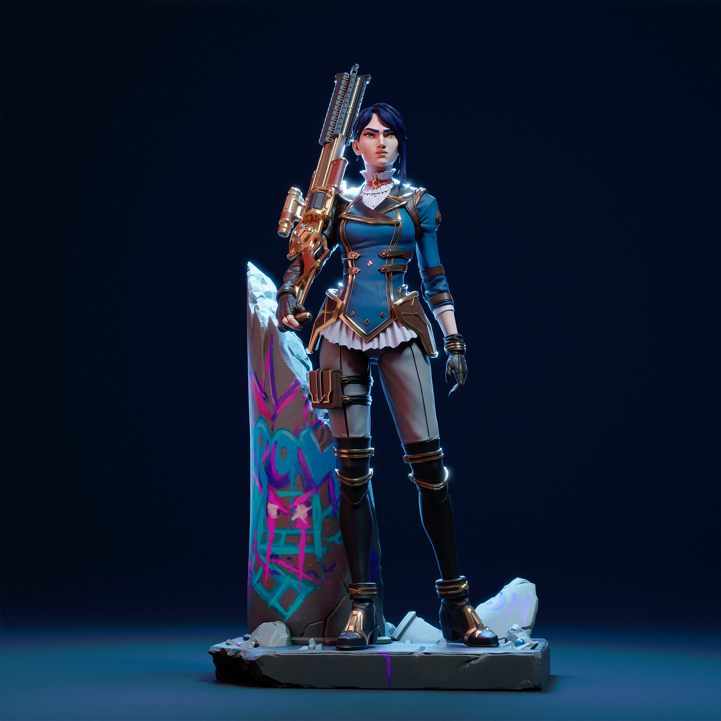 Caithlyn (LOL) Statue