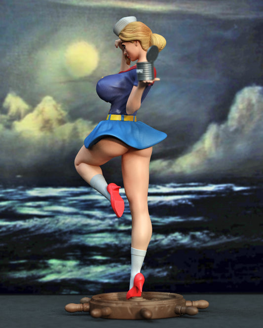 Popye Girl Statue 3D-Printed Kit