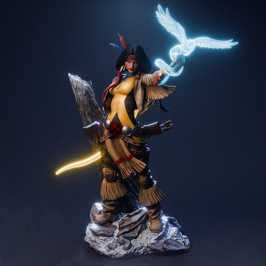 Dani Moonstar Statue 3D-Printed Kit