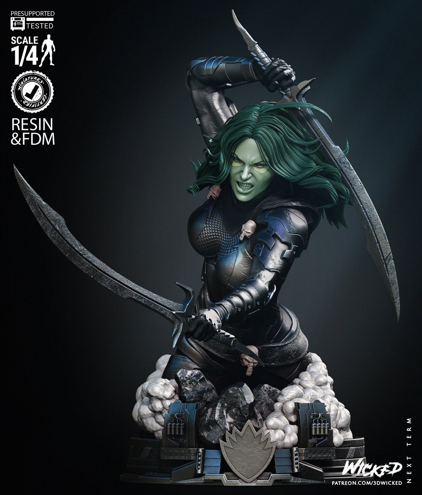 Gamora Comics Version Bust
