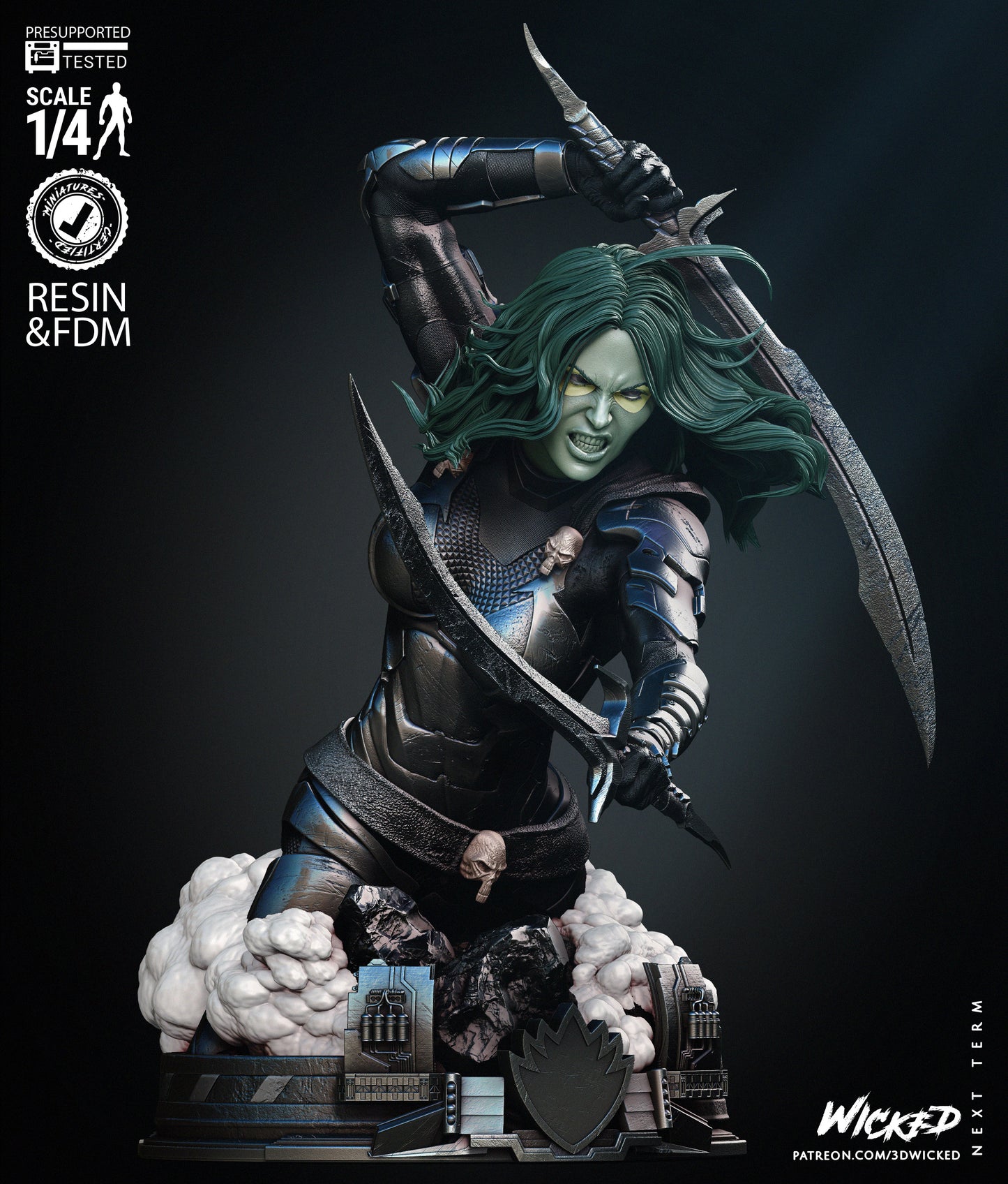 Gamora Comics Version Bust
