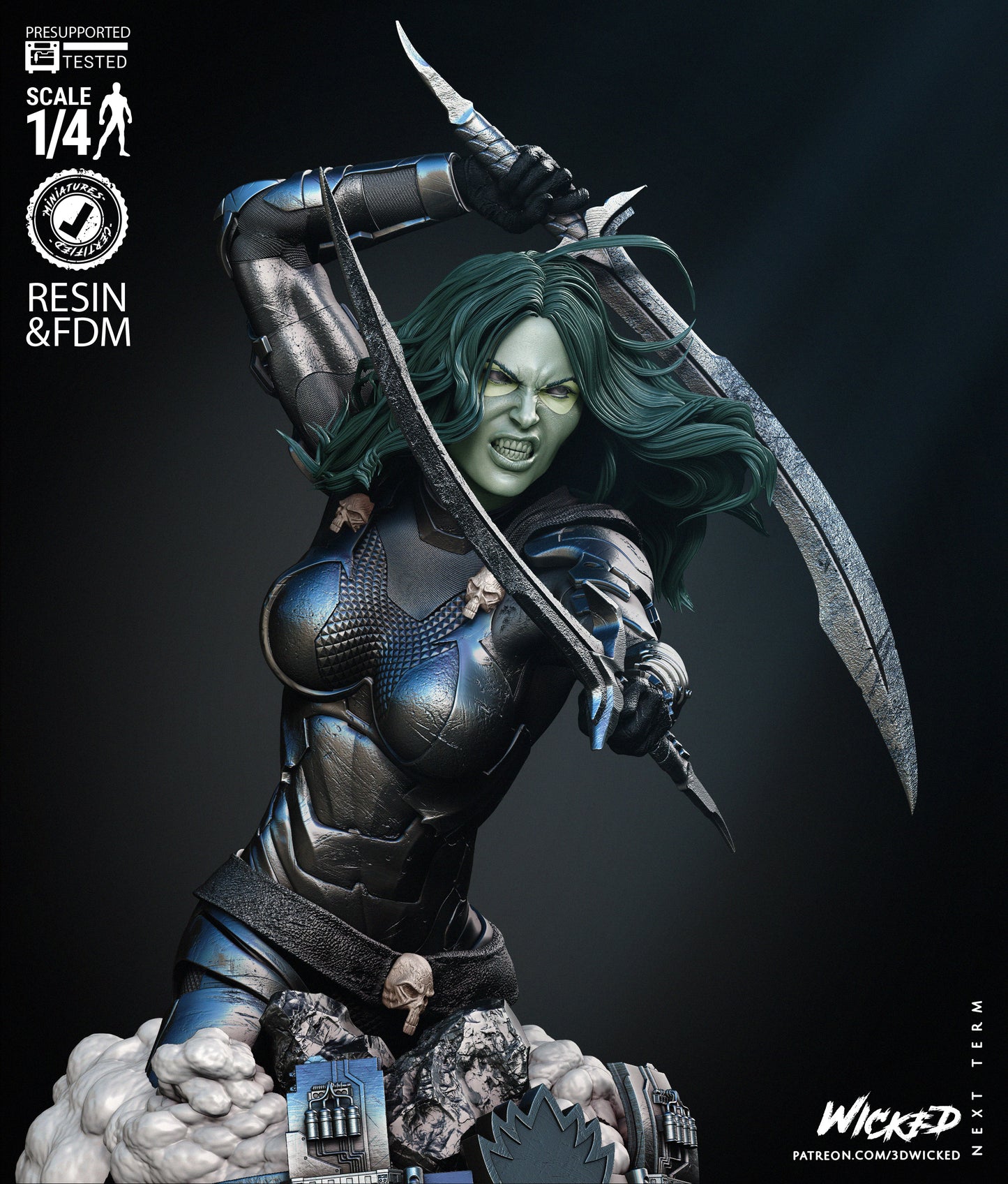 Gamora Comics Version Bust