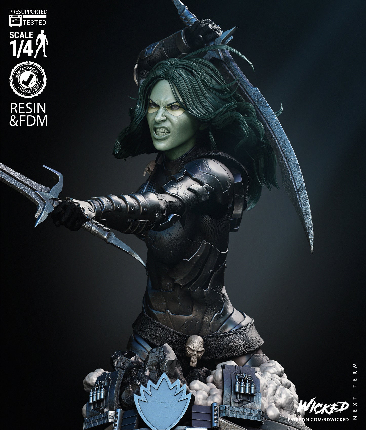 Gamora Comics Version Bust