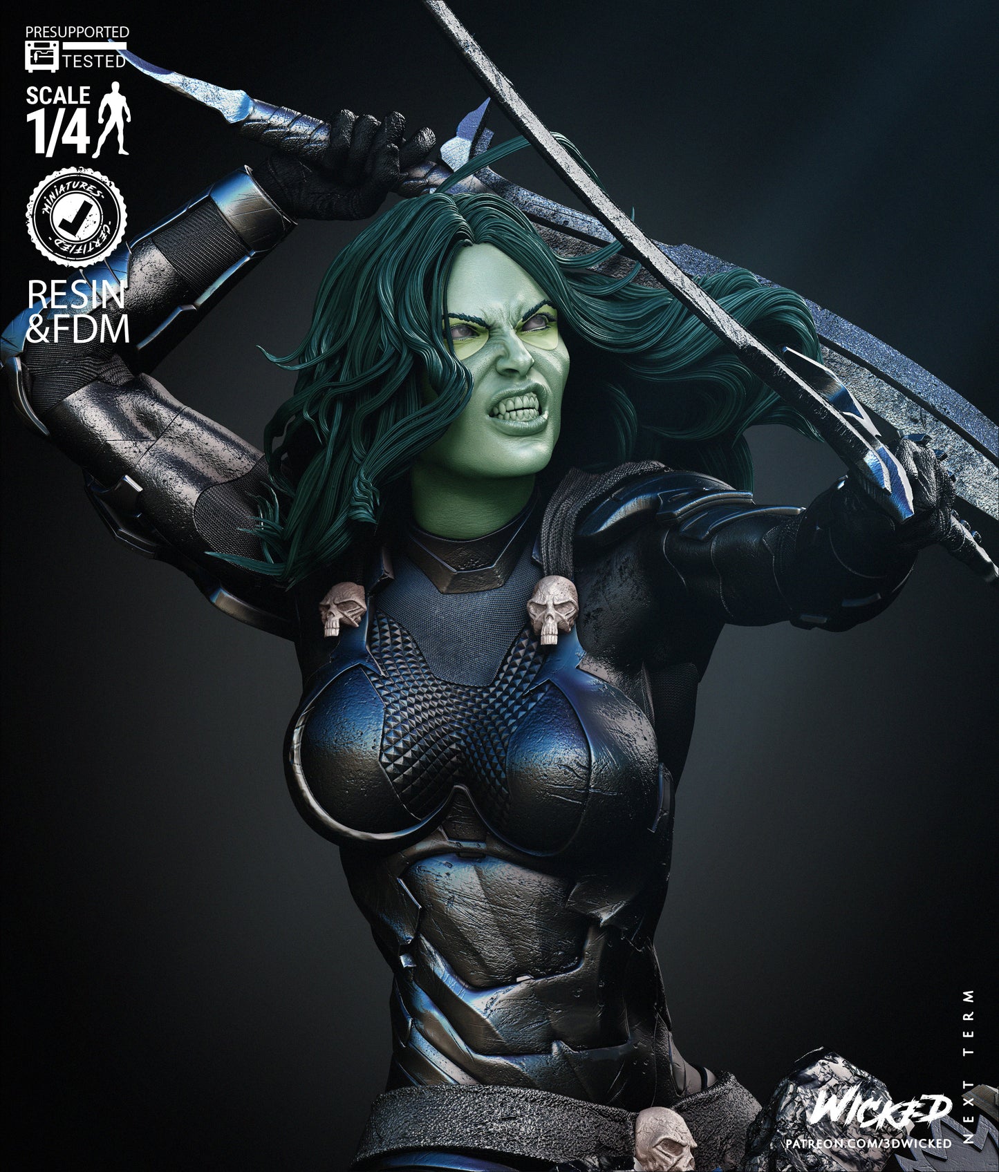 Gamora Comics Version Bust