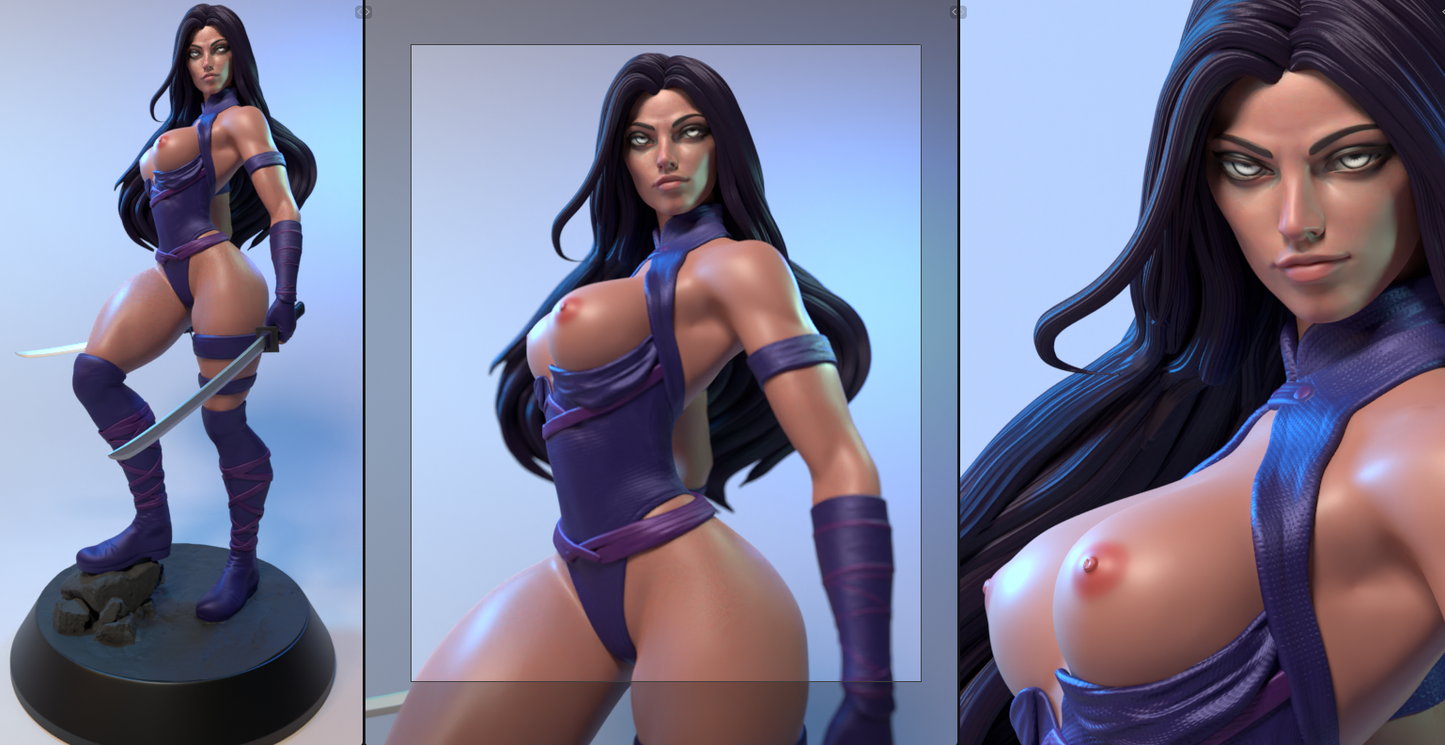 Psylocke Statue