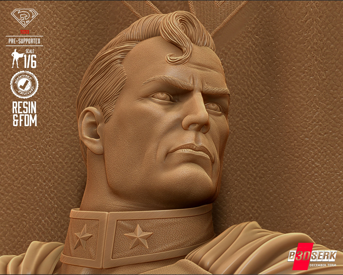 Red Son Superman Statue