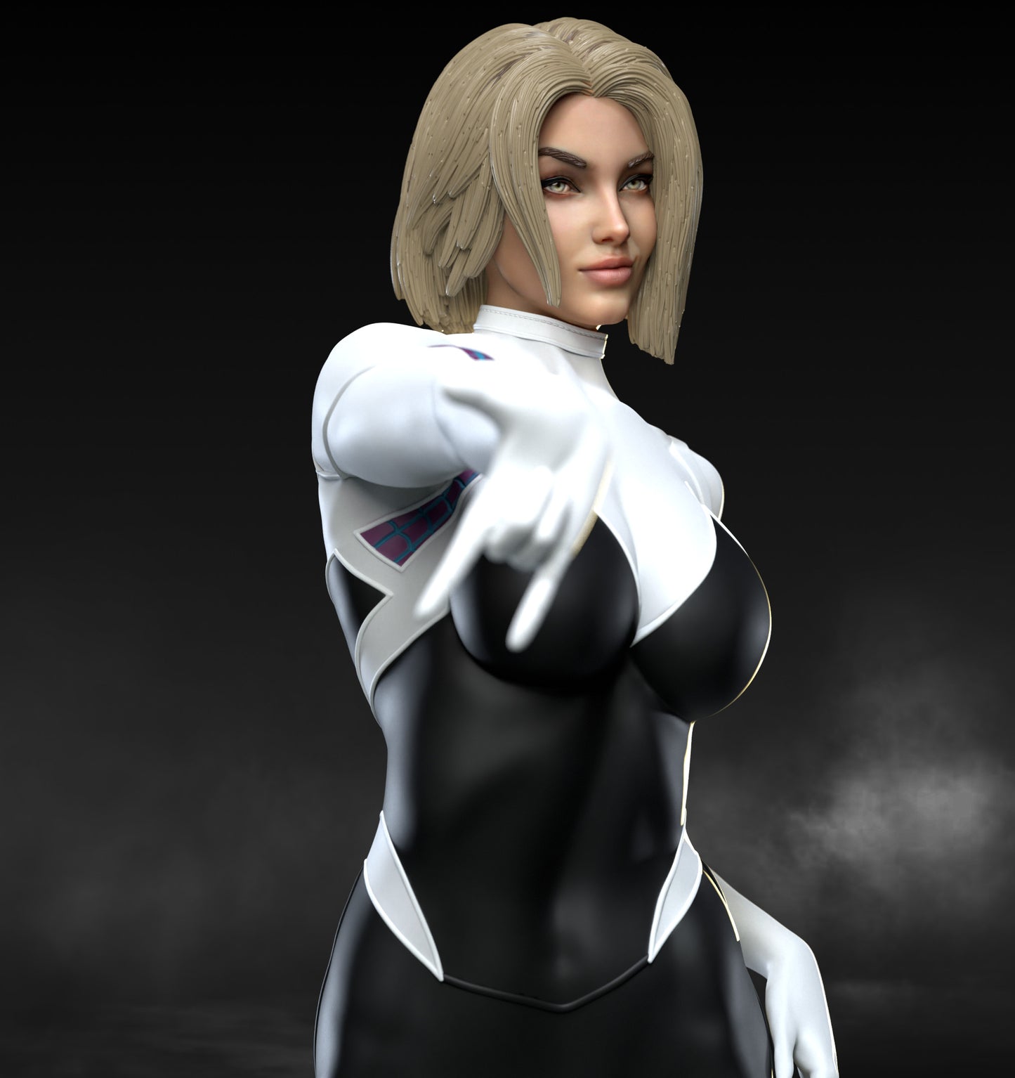 Spider Gwen v2 Statue 3D-Printed Kit
