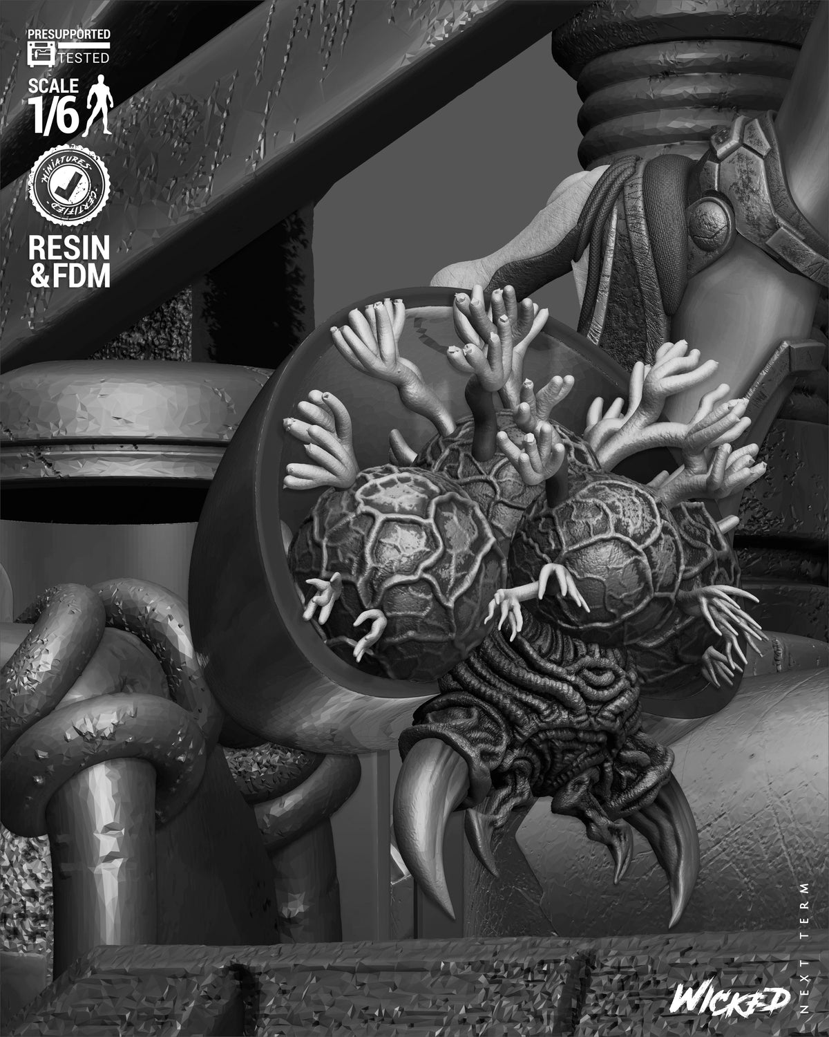 Metroid Diorama 3D-Printed Kit