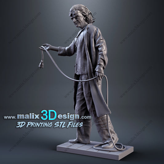 Dr. Emmett Brown Statue