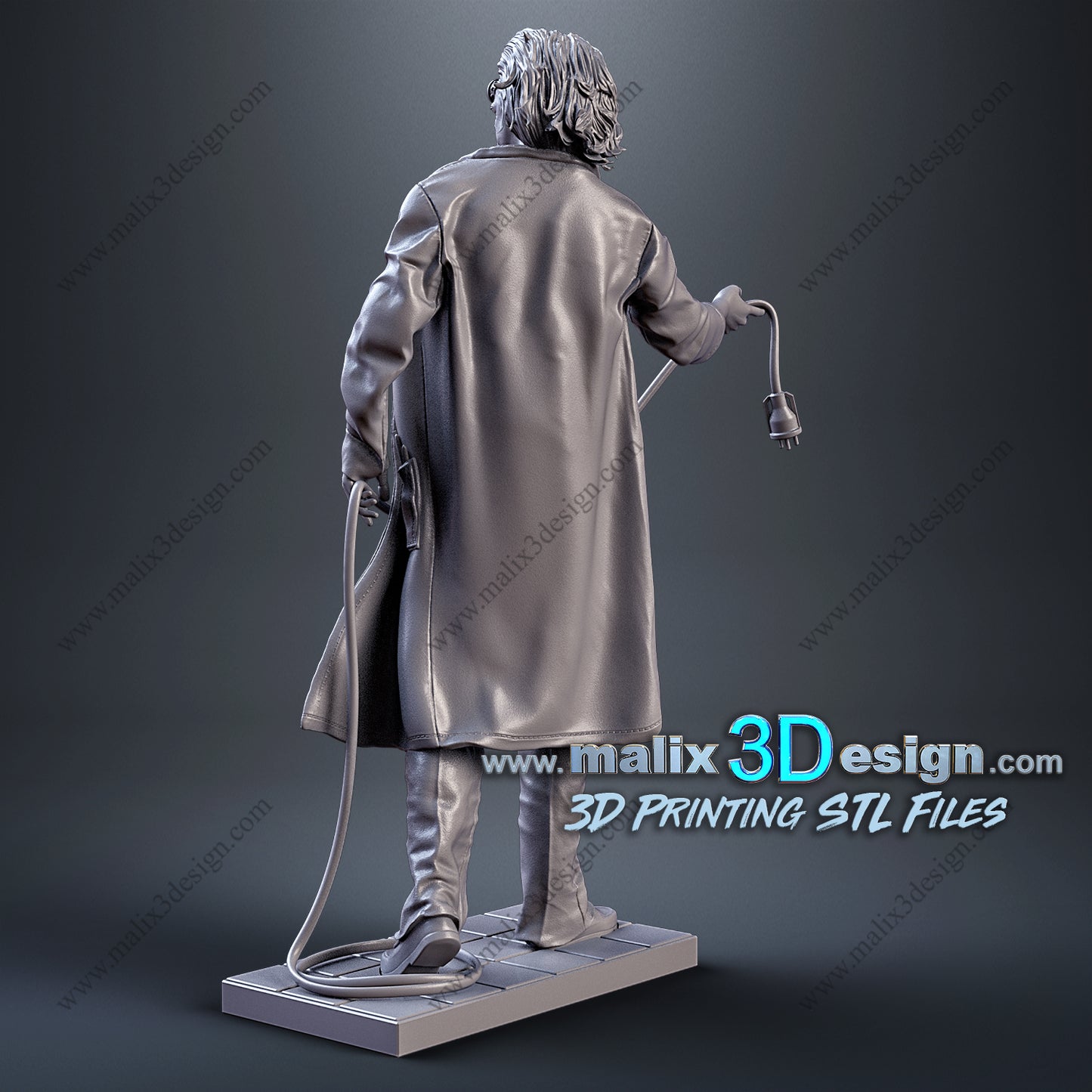 Dr. Emmett Brown Statue