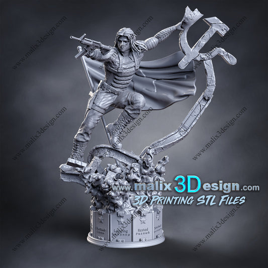 Winter Soldier Statue