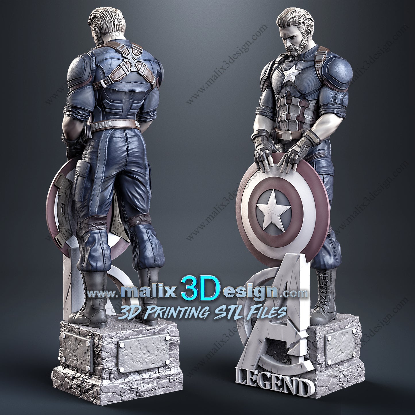 Captain America Statue