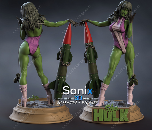 She-Hulk Statue
